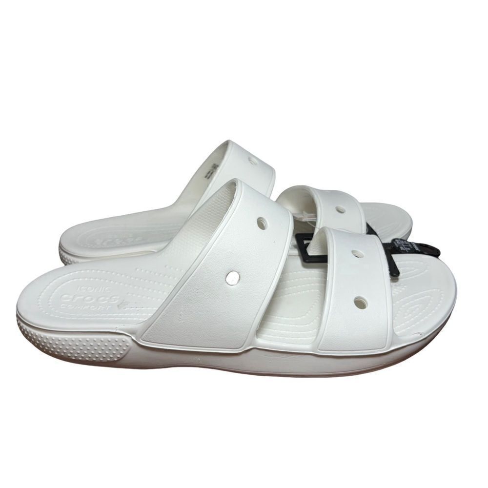 Men’s slip on crocs size 13 white